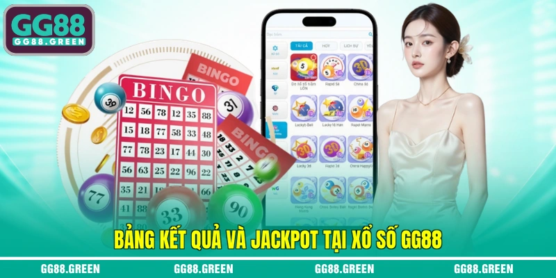 Bảng kết quả và jackpot tại xổ số GG88