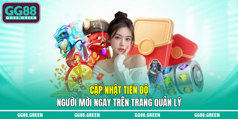 Cập nhật tiến độ người mời ngay trên trang quản lý