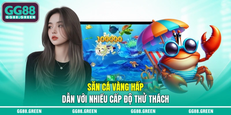 Săn cá vàng hấp dẫn với nhiều cấp độ thử thách